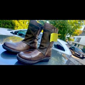 Fly London flee boots.